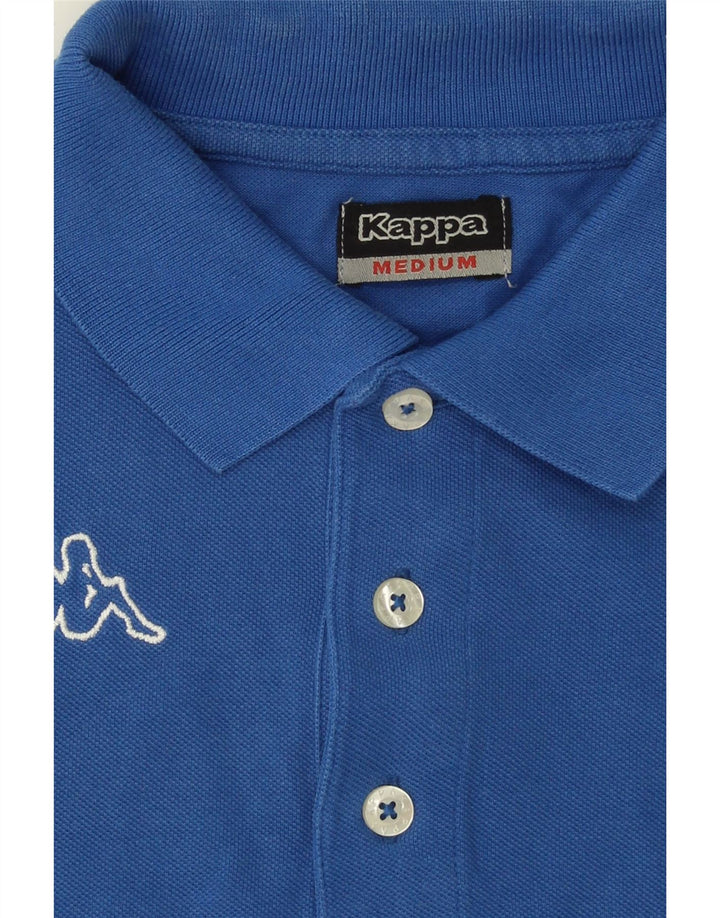 KAPPA Mens Polo Shirt Medium Blue Cotton Vintage Kappa and Second-Hand Kappa from Messina Hembry 