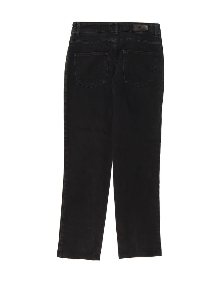 TRUSSARDI Womens Straight Jeans W24 L27 Navy Blue Cotton Vintage Trussardi and Second-Hand Trussardi from Messina Hembry 
