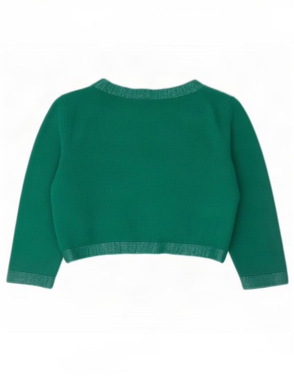 Gap Womens Bolero Jumper UK 14 Large Grøn Nylon