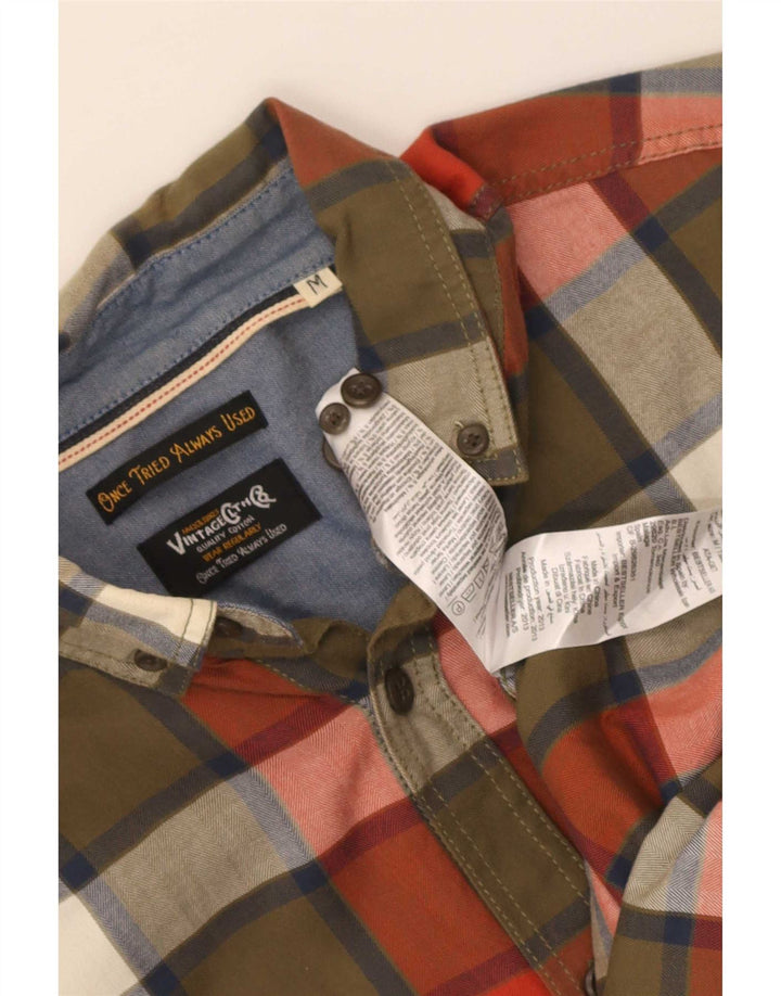 Jack & Jones Herre Flanelskjorte Medium Khaki Ternet Bomuld