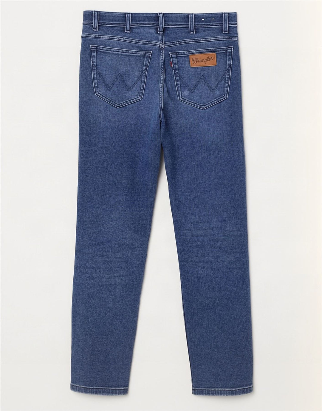 Wrangler Herre Texas Slim Jeans W32 L30 Blå Bomuld