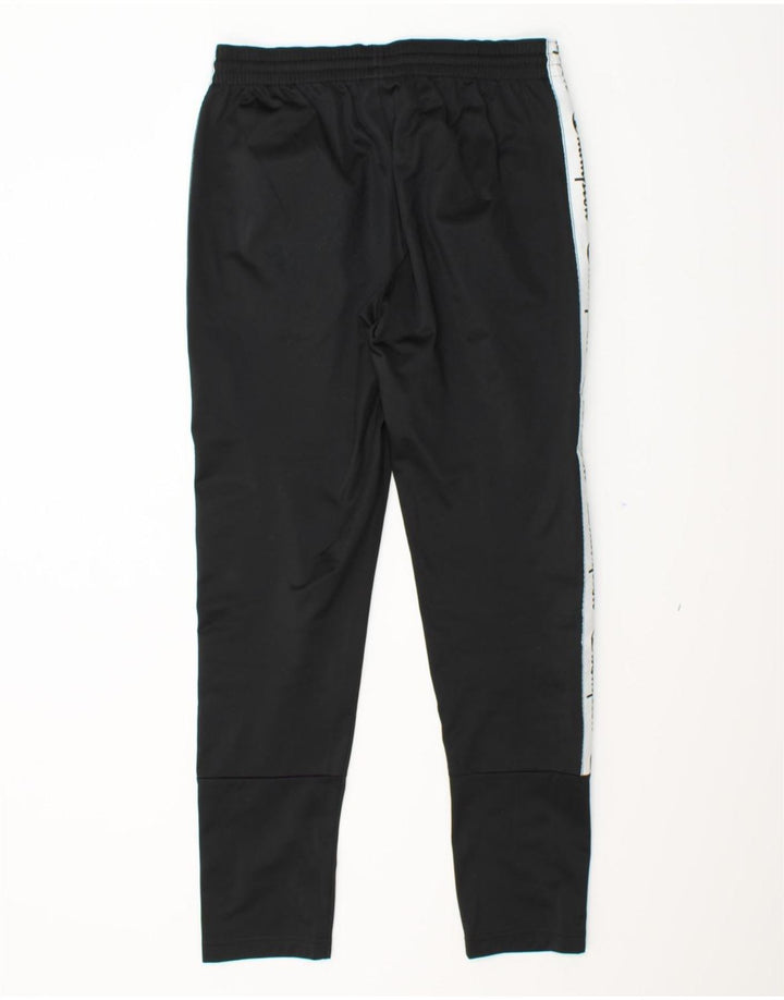 CHAMPION Mens Graphic Tracksuit Trousers Small Black Colourblock Polyester Vintage Champion and Second-Hand Champion from Messina Hembry 