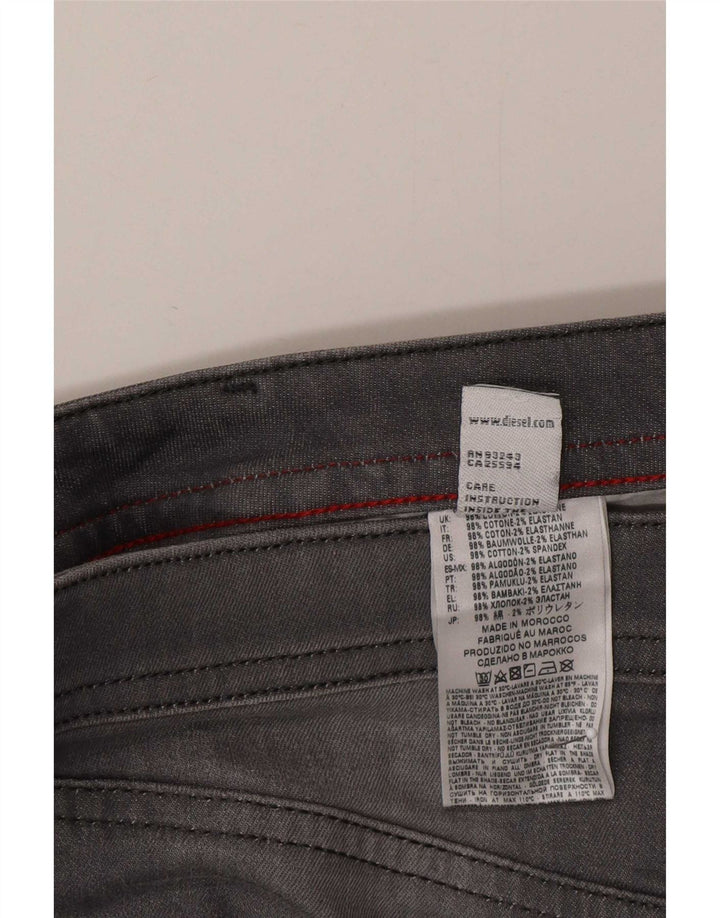 Diesel Straight Jeans til mænd W30 L30 Grå Bomuld