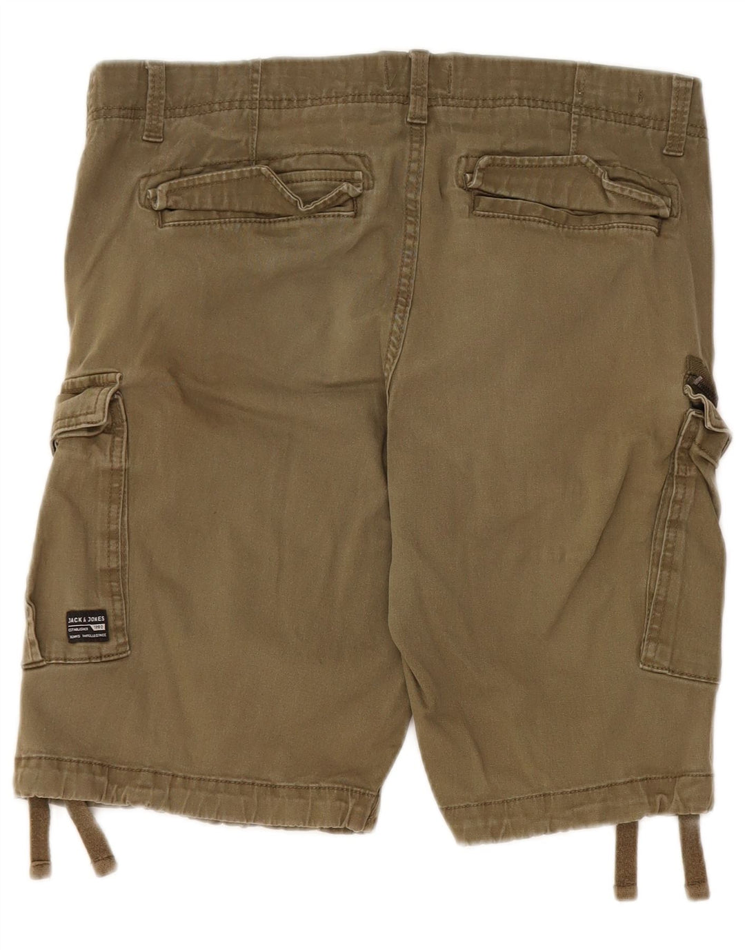 Jack & Jones Herre Cargo Shorts Large W34 Khaki Bomuld