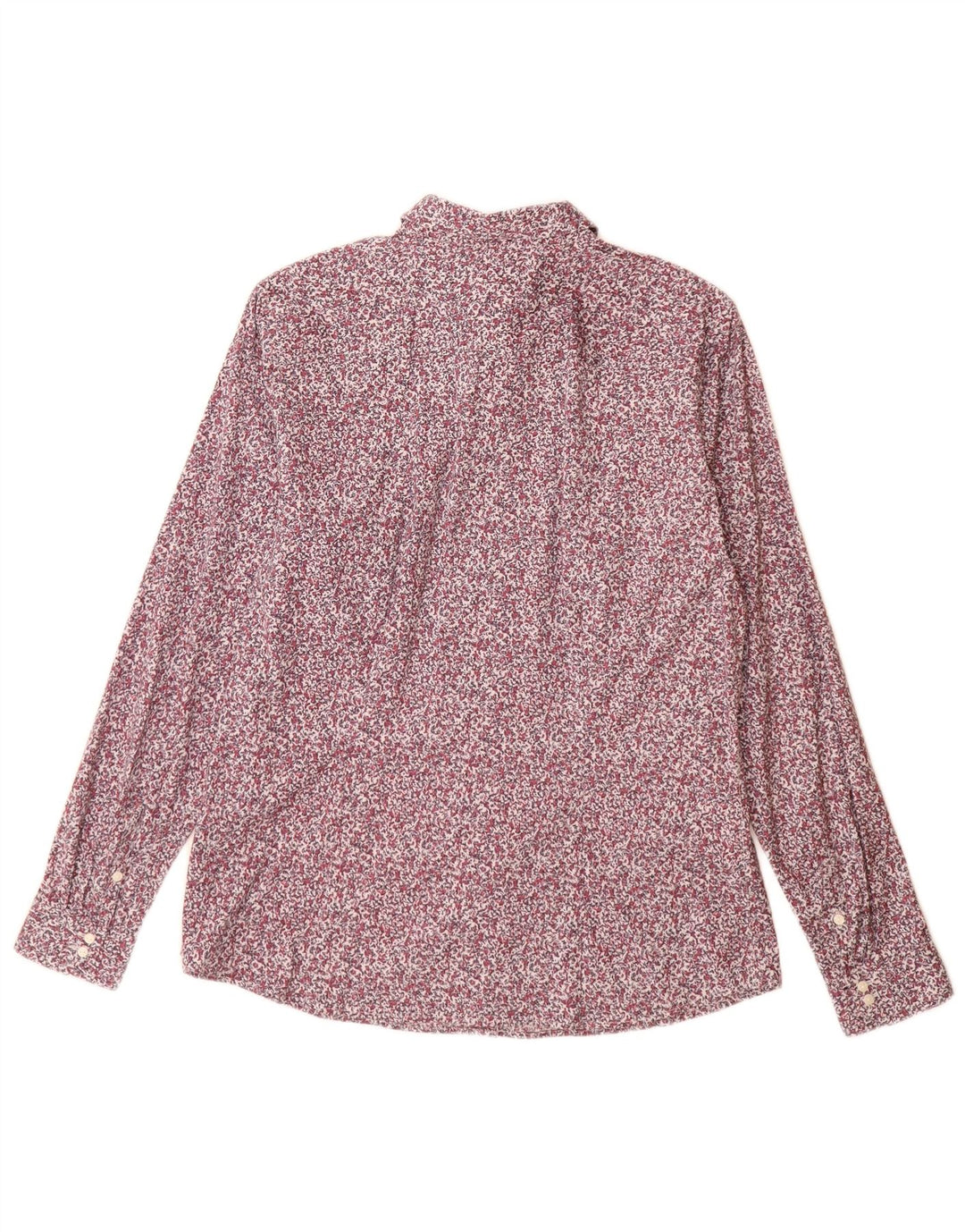 Eddie Bauer Dame Stretch Shirt UK 14 Stor Flerfarvet Blomster Bomuld