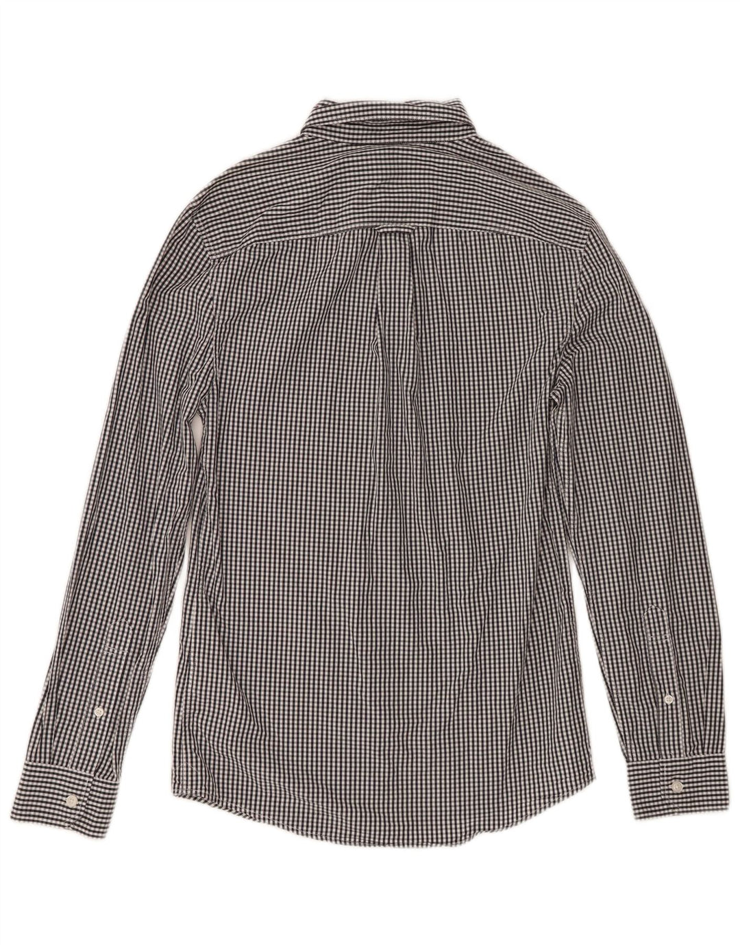 Jack Wills Herre Classic Fit skjorte XS Sort Gingham Cotton