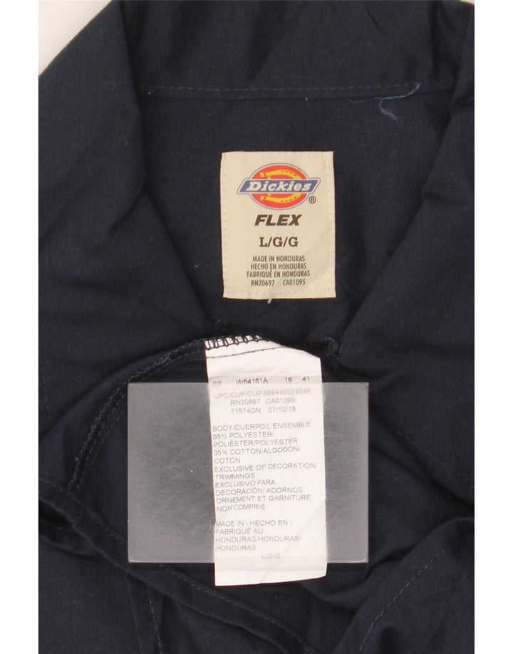 DICKIES Herreskjorte Stor marineblå polyester