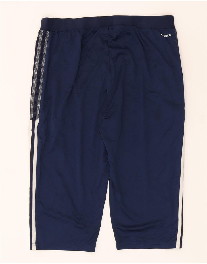 Adidas Herre Aeroready Bermuda Sportshorts Large Navy Blue Polyester