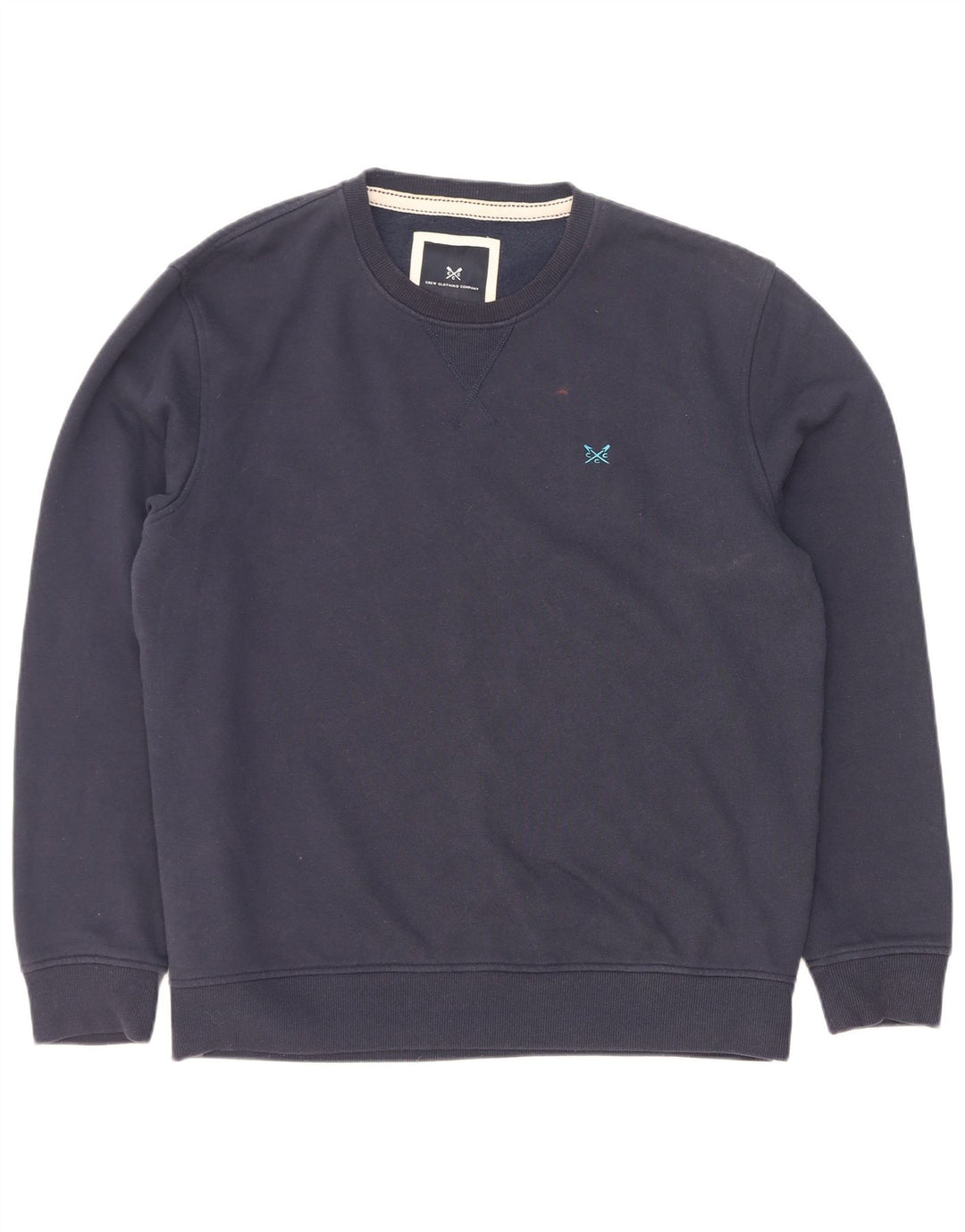 Besætningstøj Herre sweatshirt Jumper Stor marineblå bomuld