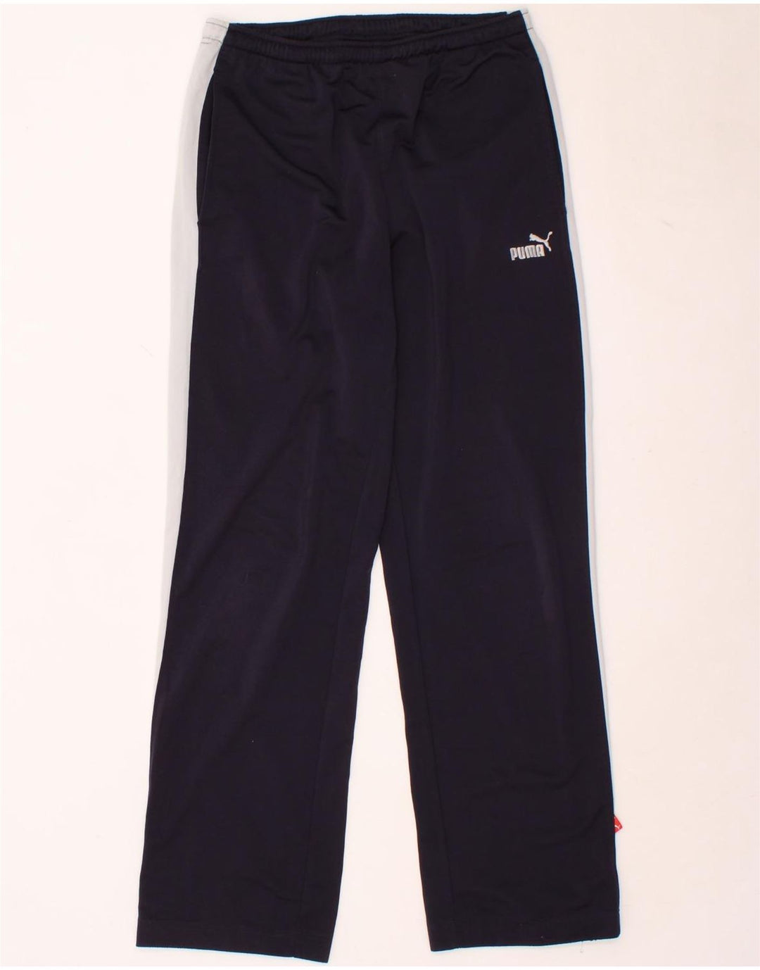 PUMA Mens Tracksuit Trousers Medium Navy Blue Colourblock Vintage Puma and Second-Hand Puma from Messina Hembry 
