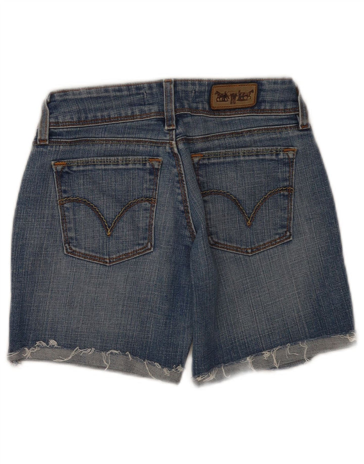 Levi's Womens 570 denimshorts W26 Små blå bomuld