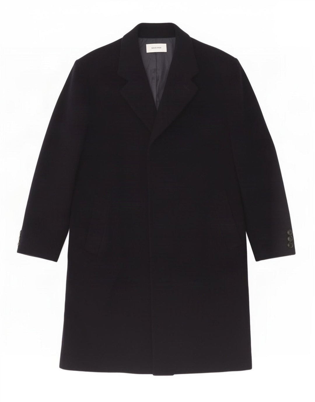 Jon Braye Herre Overfrakke UK 42 XL Navy Blue Wool