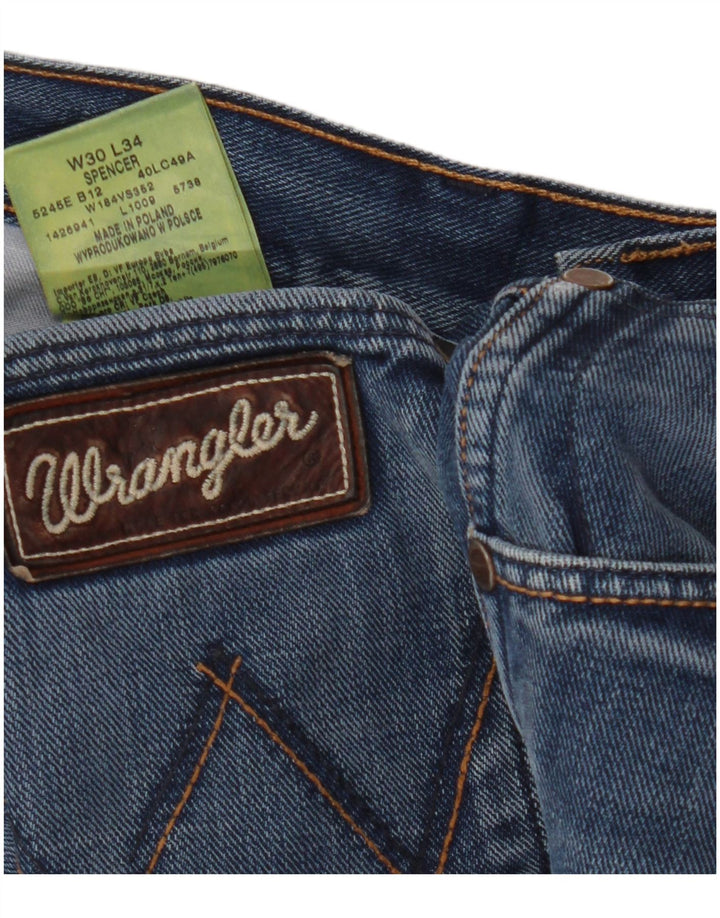 Wrangler Herre Spencer Slim Jeans W30 L29 Blå Bomuld