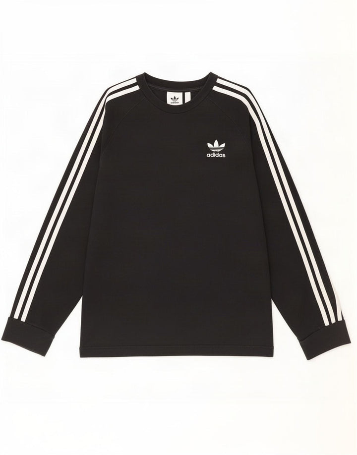 Adidas Herre Top Langærmet Lille Sort Bomuld