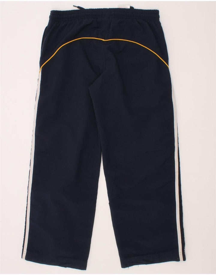 ADIDAS Boys Tracksuit Trousers 7-8 Years Navy Blue Polyester Vintage Adidas and Second-Hand Adidas from Messina Hembry 