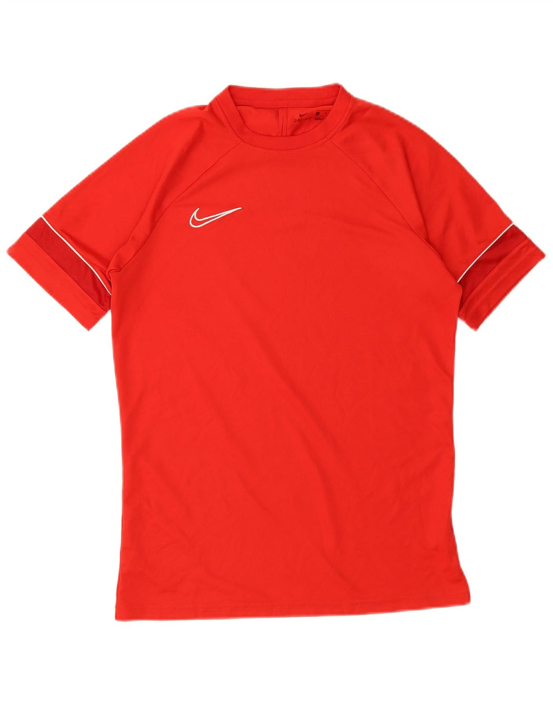 NIKE Herre Dri Fit T-Shirt Top Medium Rød Polyester