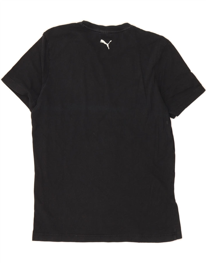 PUMA Mens T-Shirt Top Small Black Vintage Puma and Second-Hand Puma from Messina Hembry 