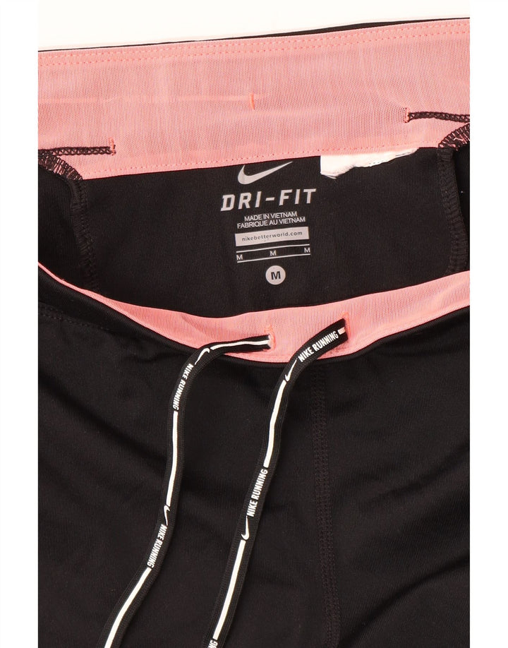 Nike Dame Dri Fit Capri Leggings UK 14 Medium Sort Colourblock