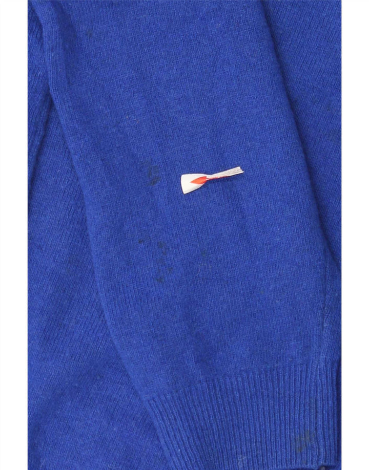 Kappa Boys V-hals sweater 7-8 år Medium Blå lammeuld