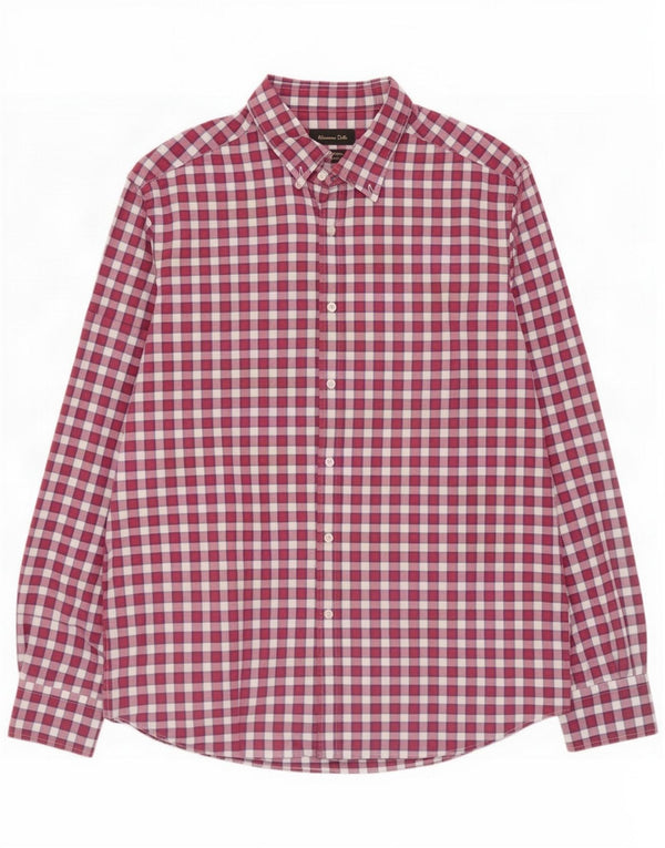 Massimo Dutti Herreskjorte 2XL Pink Gingham