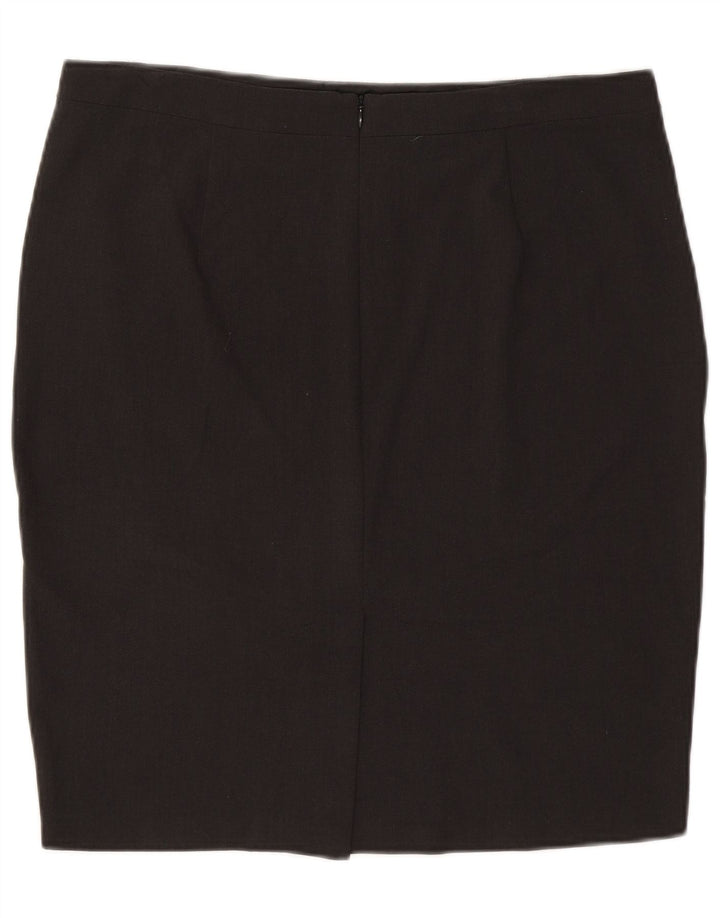 Marks & Spencer Pencil Nederdel til kvinder UK 16 Large W34 Grå Polyester