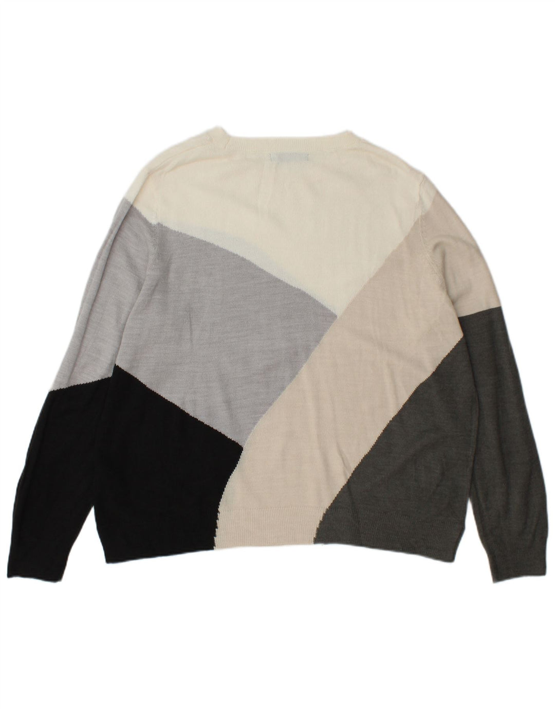 Marks & Spencer Dame Boat Neck Jumper Sweater UK 16 Large Grey