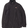 Napapijri Herre Windbreaker Jacket UK 40 Large Black Bomuld