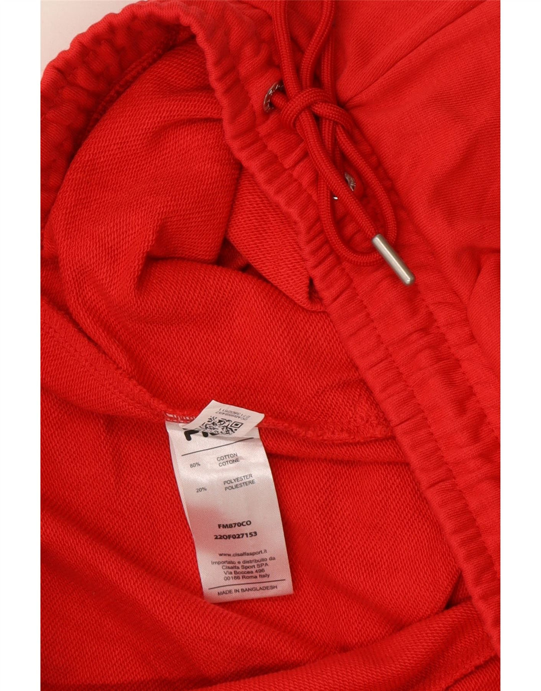 Fila Herre grafiske sportsshorts Medium rød bomuld