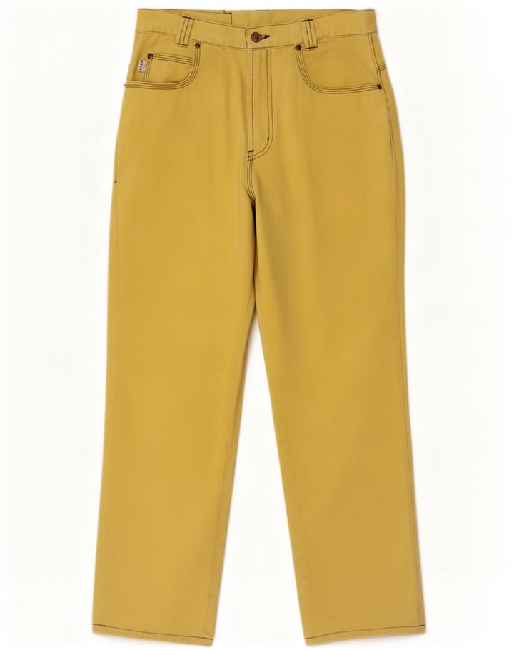 Easy Dame Straight Jeans W30 L29 Gul Bomuld