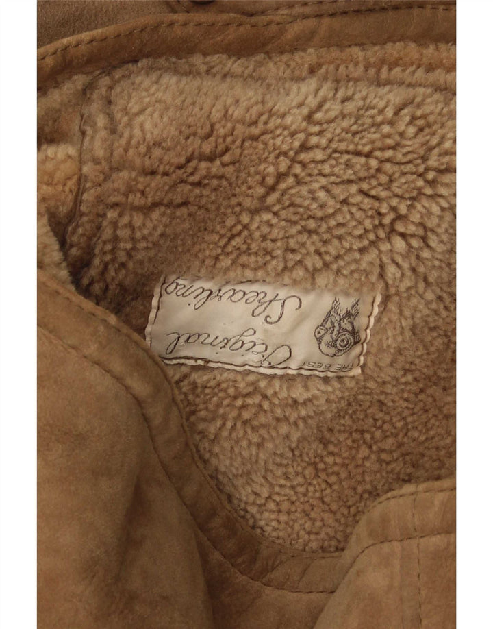 Everest Herre Shearling Jacket IT 54 2XL Beige