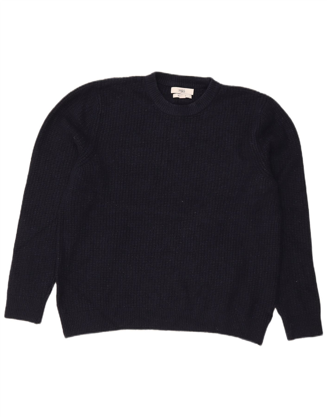 Marks & Spencer Dame sweater med rund hals DK 16 Stor marineblå
