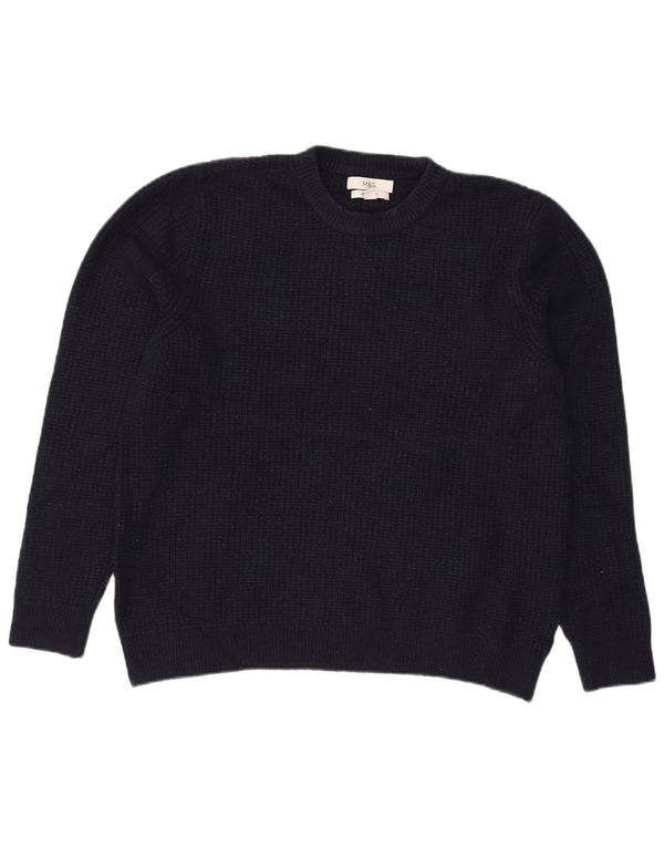 Marks & Spencer Dame sweater med rund hals DK 16 Stor marineblå