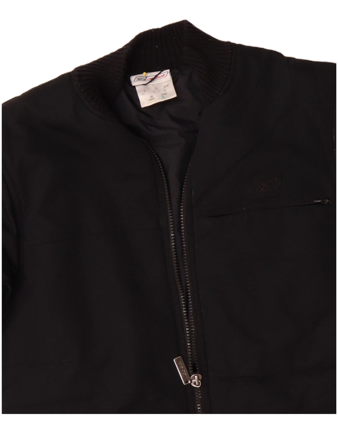 Reebok Womens Oversized Polstret Frakke UK 10 Small Black