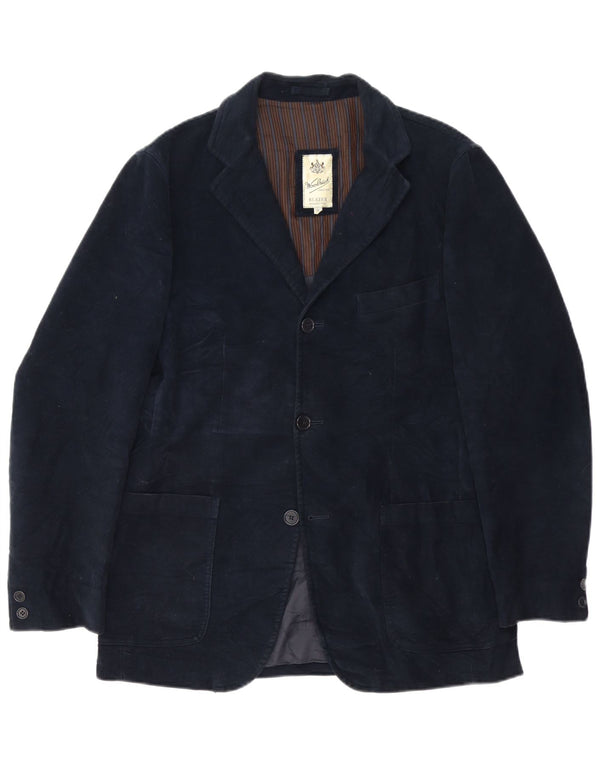 Woolrich Herre 3-knaps blazerjakke UK 38 Medium Navy Blue Classic