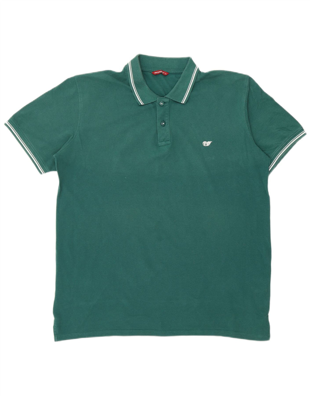 CARRERA Mens Polo Shirt XL Green Cotton