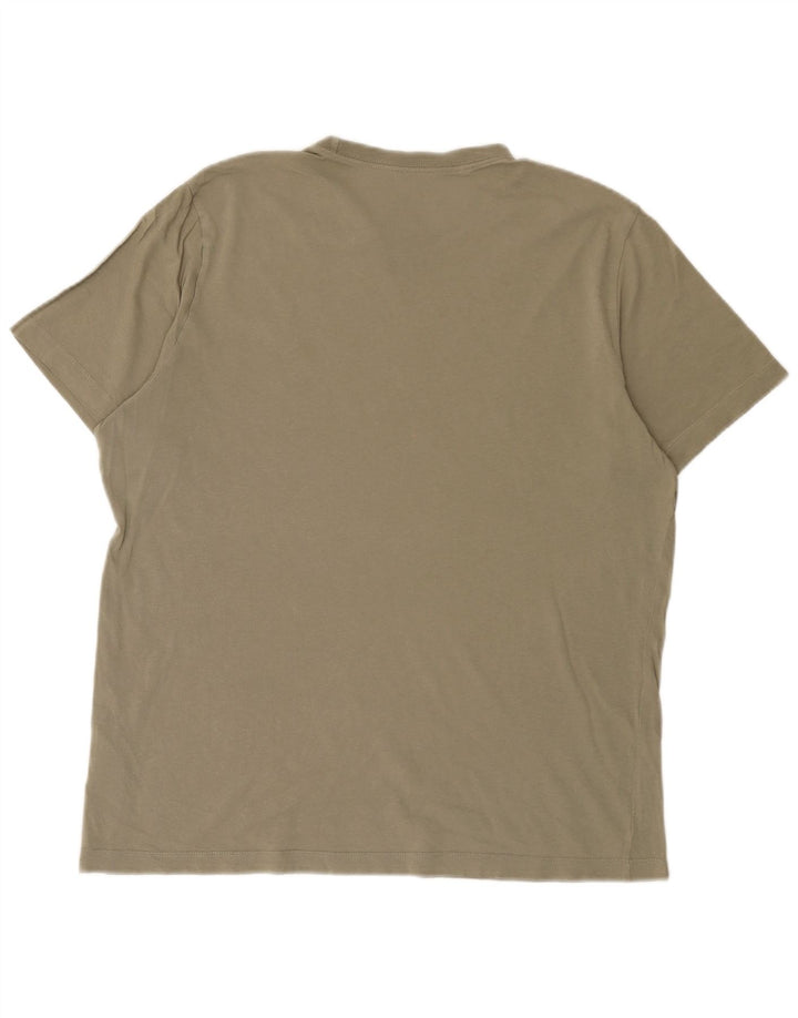 Nike Herre T-shirt Top Stor Khaki Bomuld