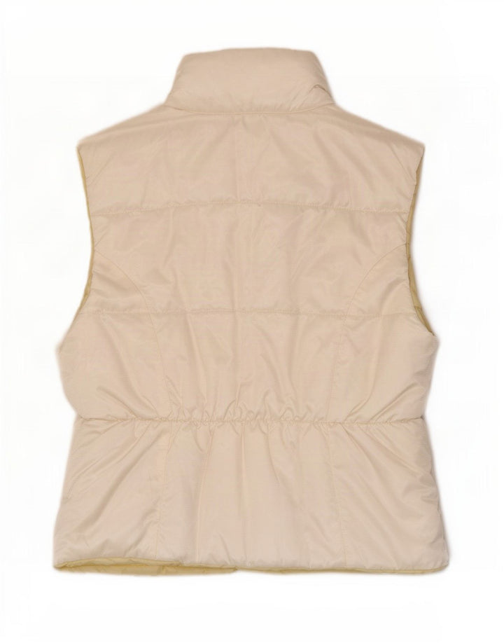 Cacao Womens Polstret Gilet EU 38 Medium White Polyamid