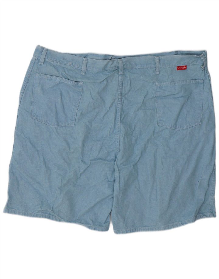 WRANGLER Herre Chino Shorts W46 3XL Blå Bomuld
