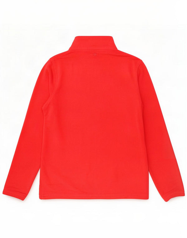Mountain Warehouse Womens Zip Neck Fleece Jumper UK 14 Medium Red Polyester