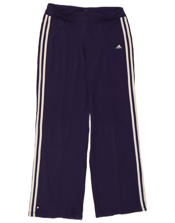 Adidas Træningsdragtsbukser til kvinder UK 12 Medium Navy Blue Polyester