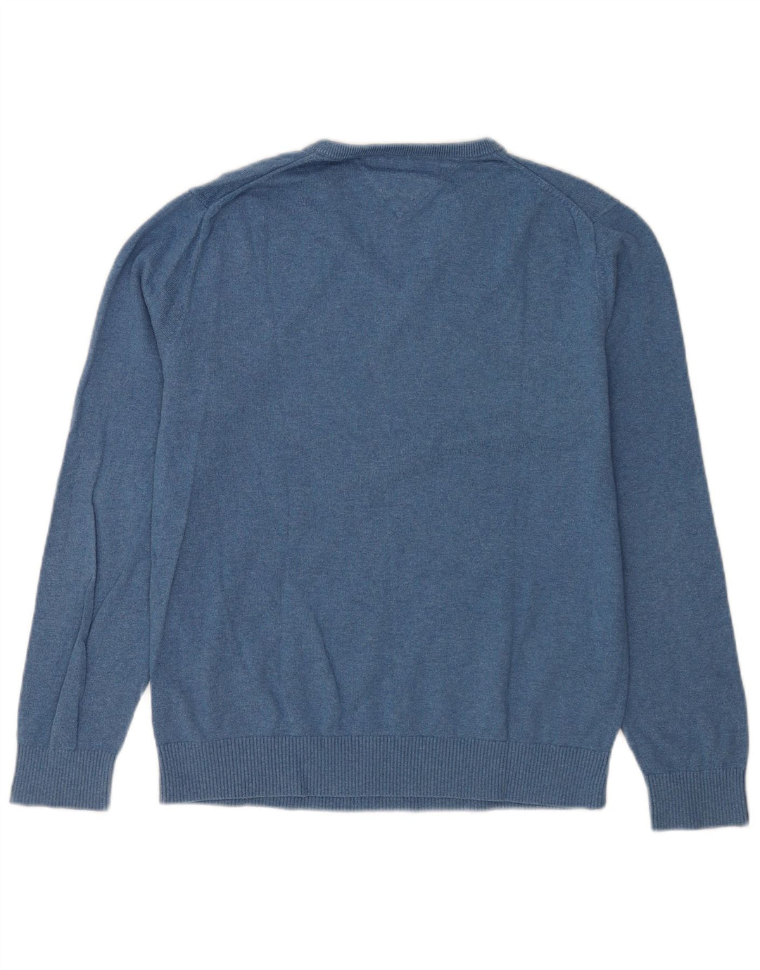 Tommy Hilfiger Herre V-hals sweater Stor Blå Bomuld