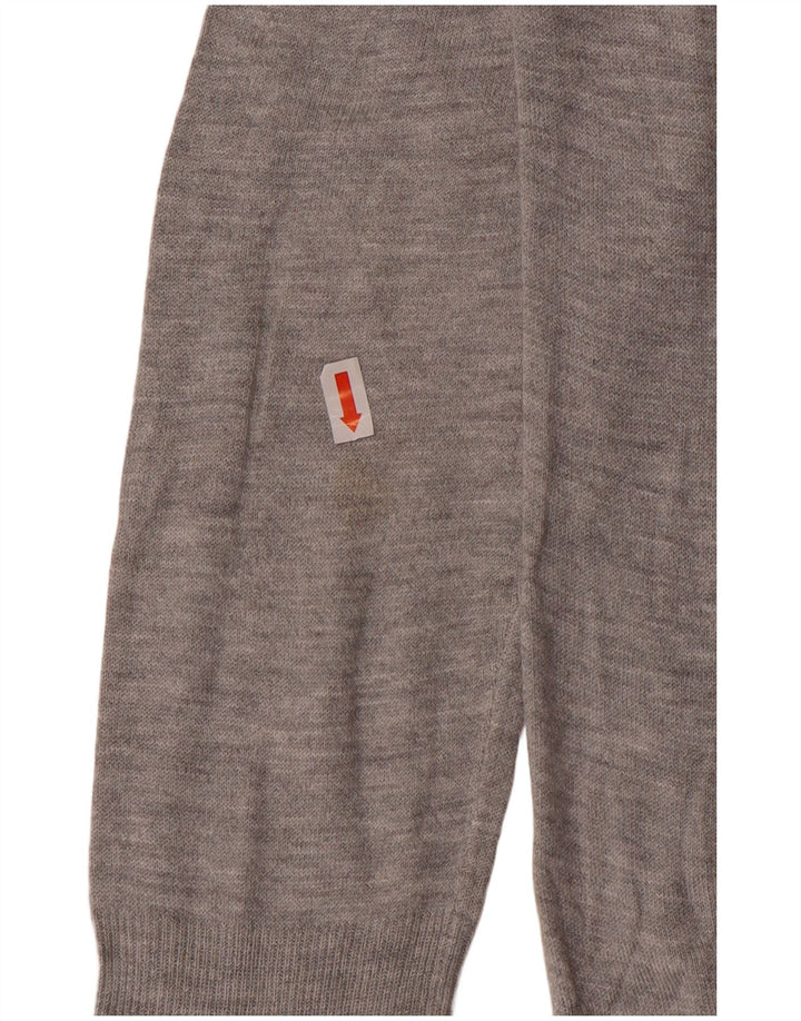 Zara Dame Boat Neck Jumper Sweater UK 14 Medium Grey