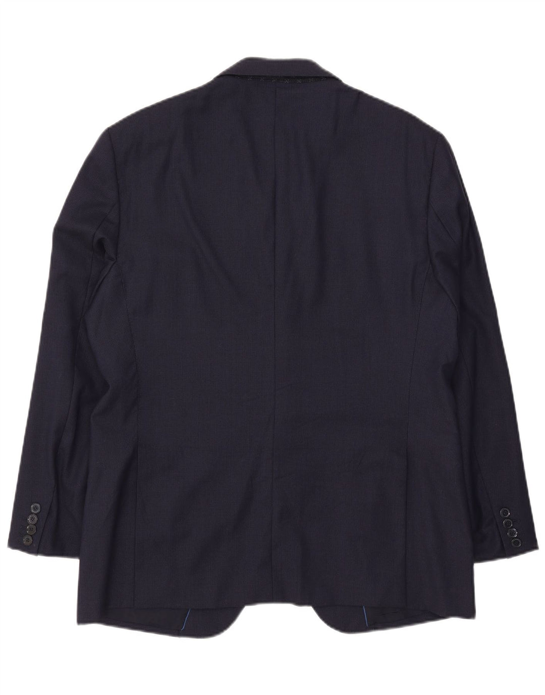 Massimo Dutti Herre 2-knaps blazerjakke EU 54 XL Marineblå Uld