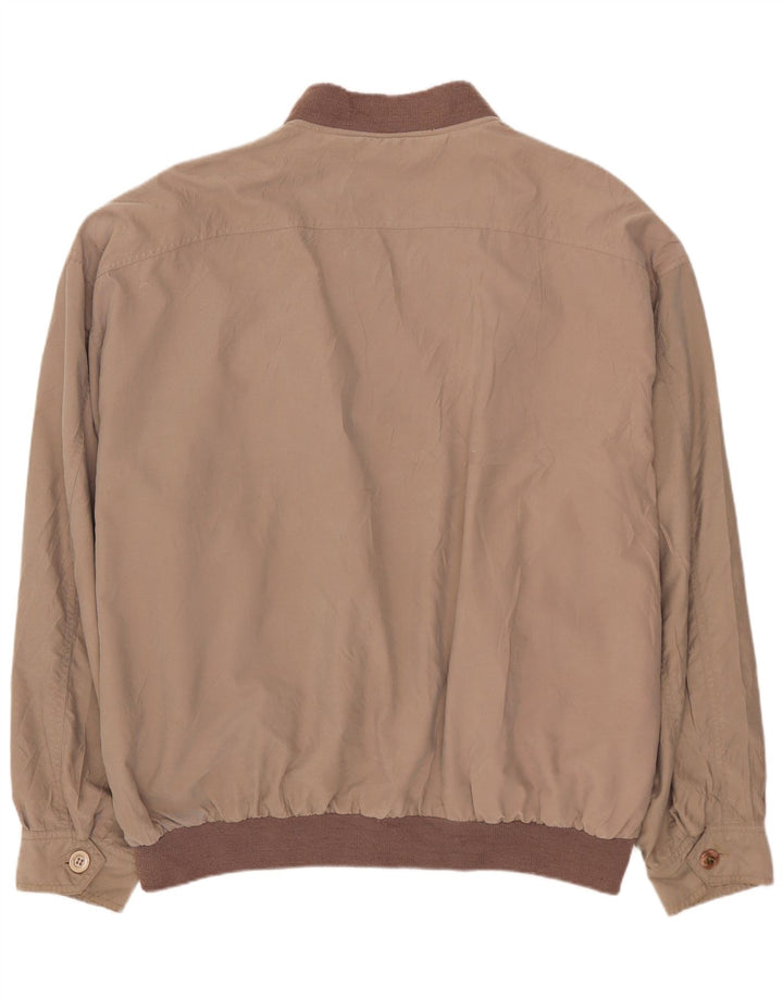 JEAN LEGALLI Herre Loose Fit Bomberjakke IT 54 2XL Grå Polyester
