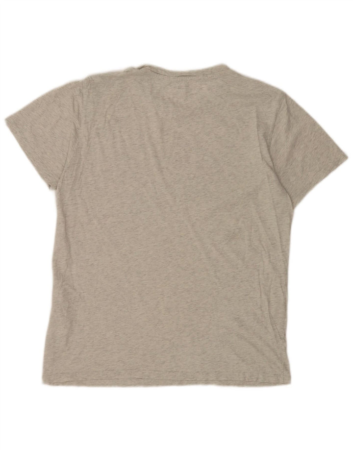 Levi's Herre grafisk T-shirt top mellemgrå flækket bomuld