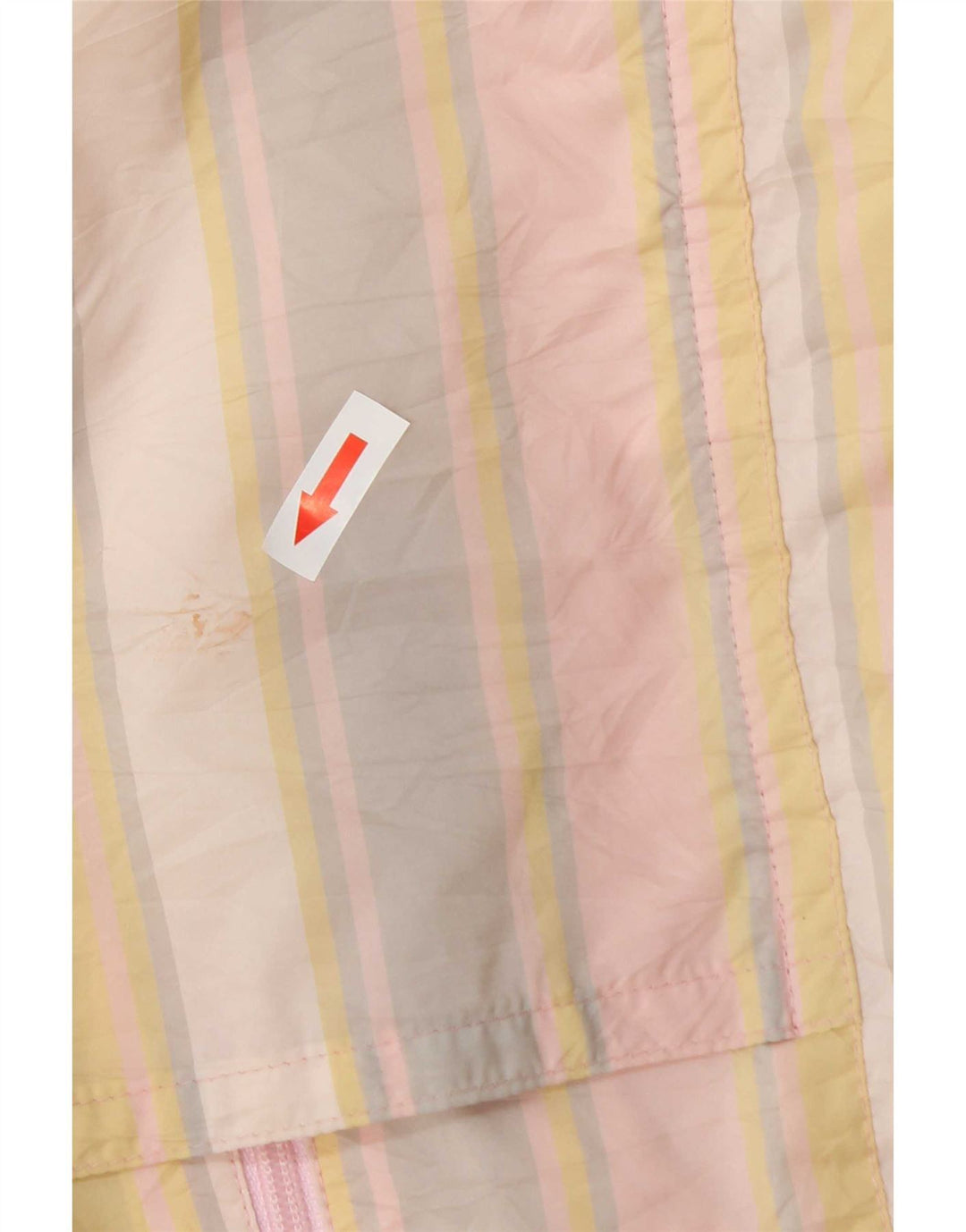 Colmar Dame Hætte Ski Jumpsuit IT 42 Lille Pink Stribet Polyamid