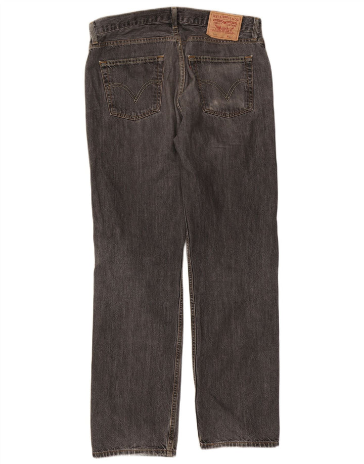 Levi's Herre 751 Straight Jeans W34 L32 Grå