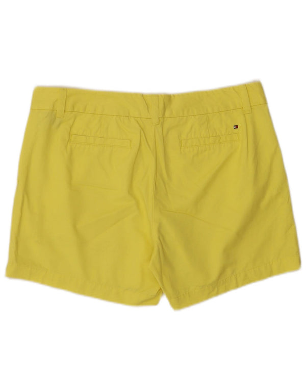 Tommy Hilfiger Chino Shorts til kvinder US 10 Large W34 Yellow Cotton