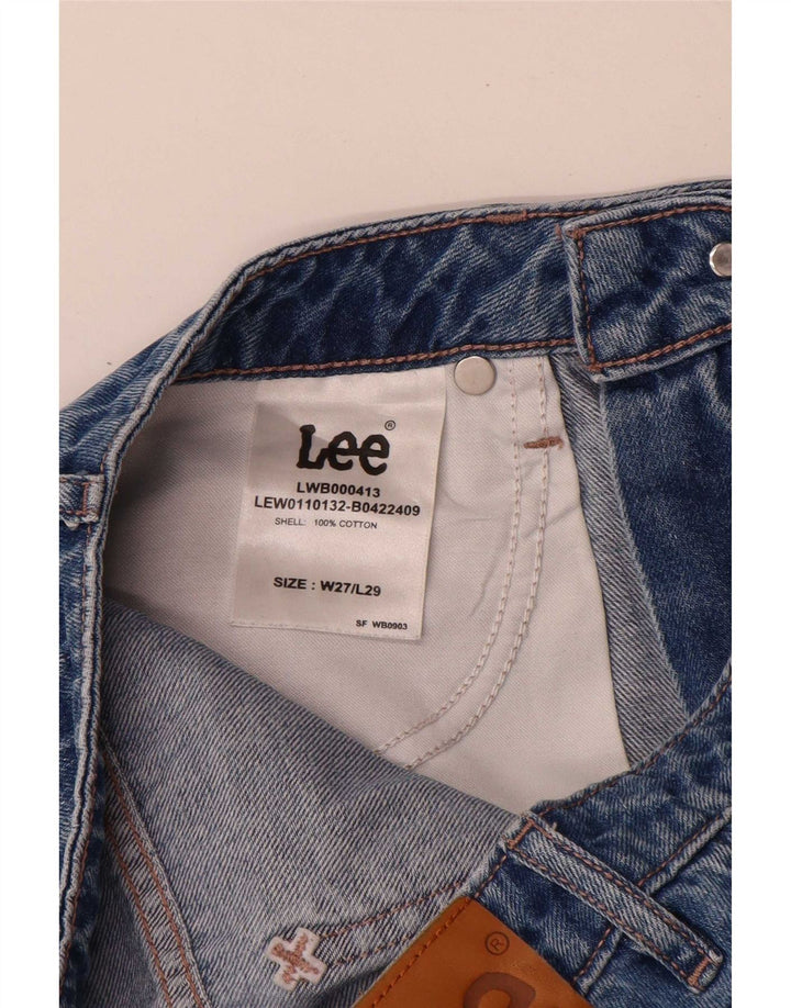 Lee koniske jeans til kvinder W27 L29 blå bomuld