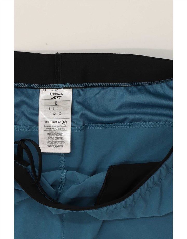 Reebok Herre Sportshorts Store Blå Polyester